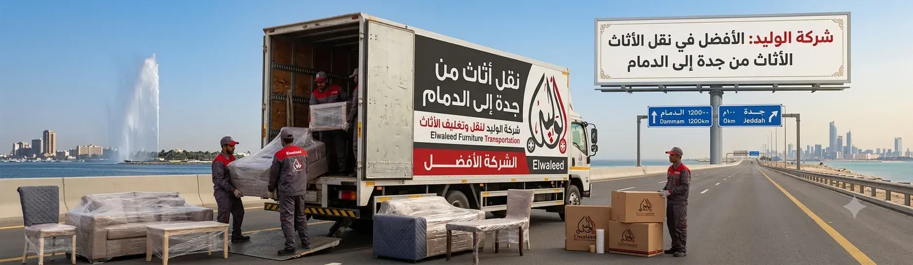 أفضل شركة نقل اثاث من جدة الي الدمام