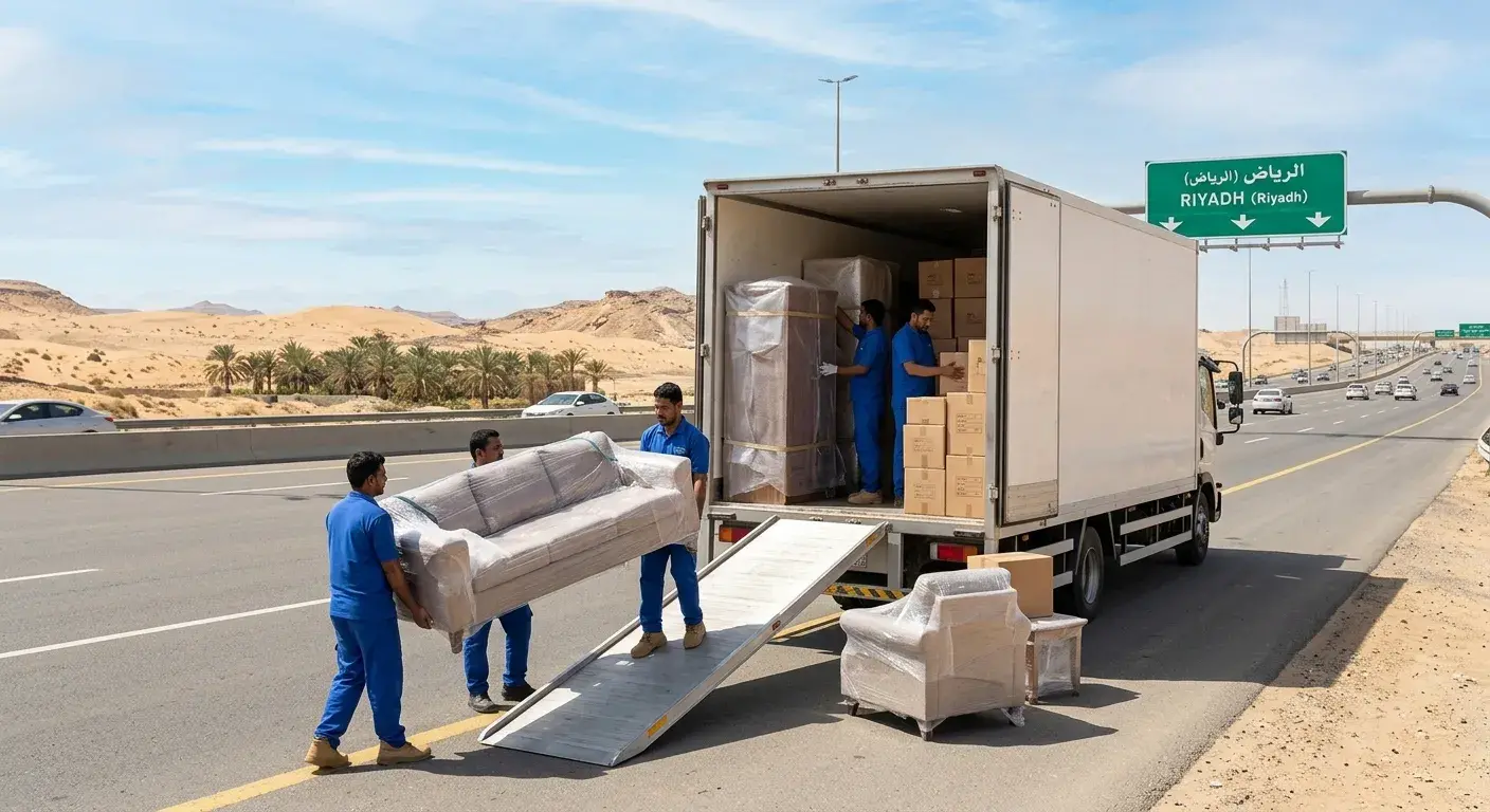نقل عفش من جده الي الرياض