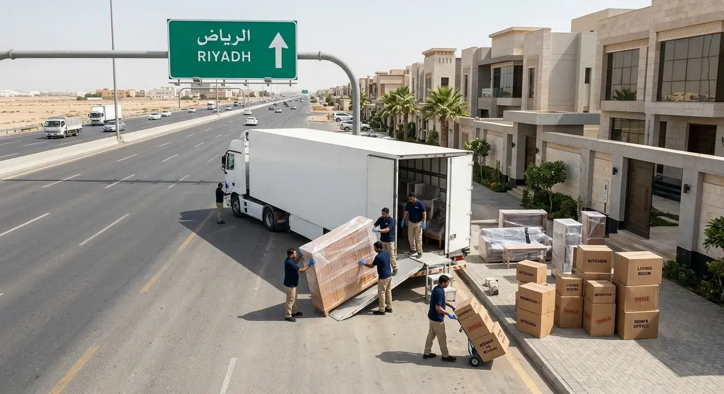 نقل عفش من جده الي الرياض