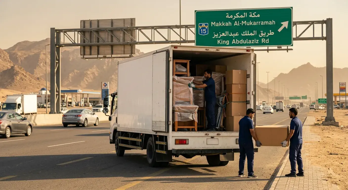 نقل عفش من جده الي مكه