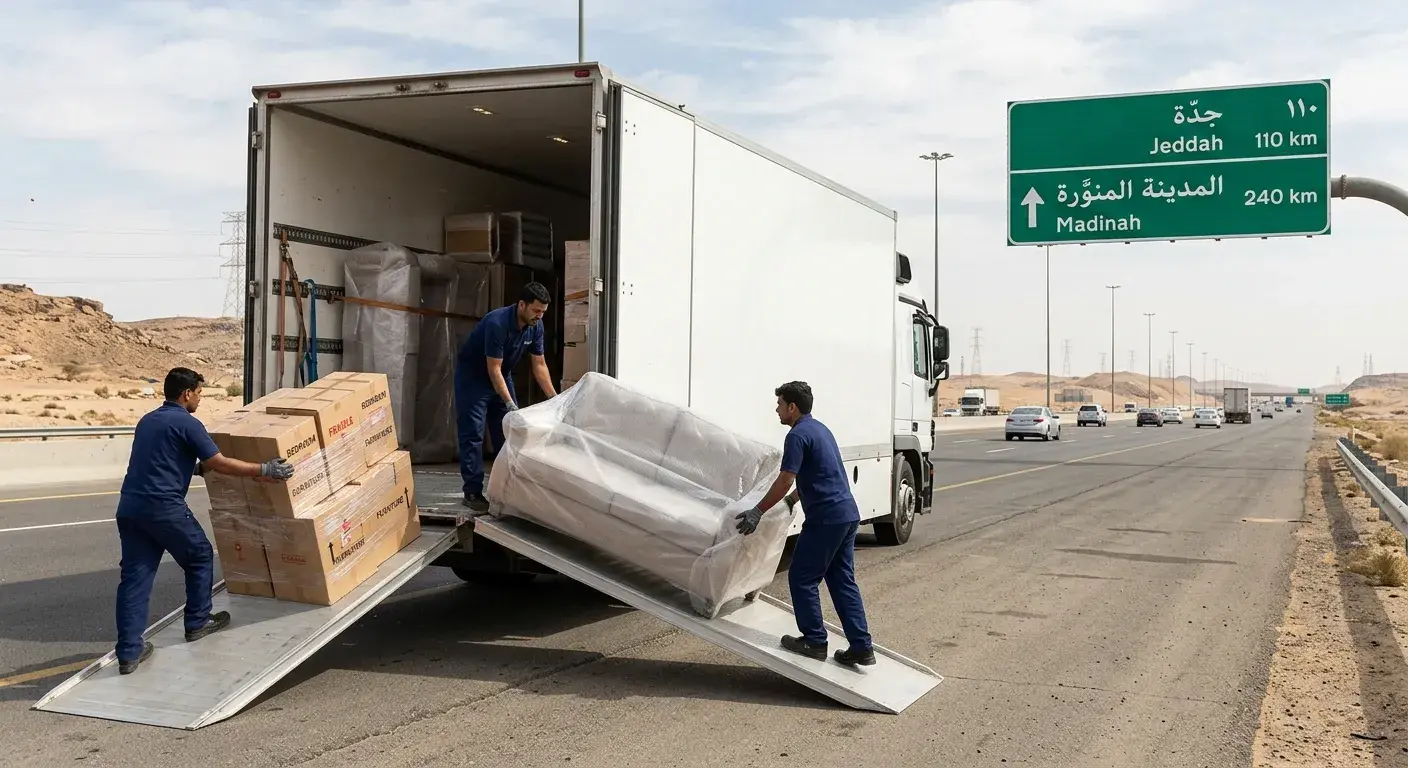 نقل عفش من جدة للمدينة